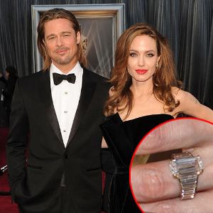 Brad Pitt, Angelina Jolie, Ring Brad Pitt, Angelina Jolie, Ring